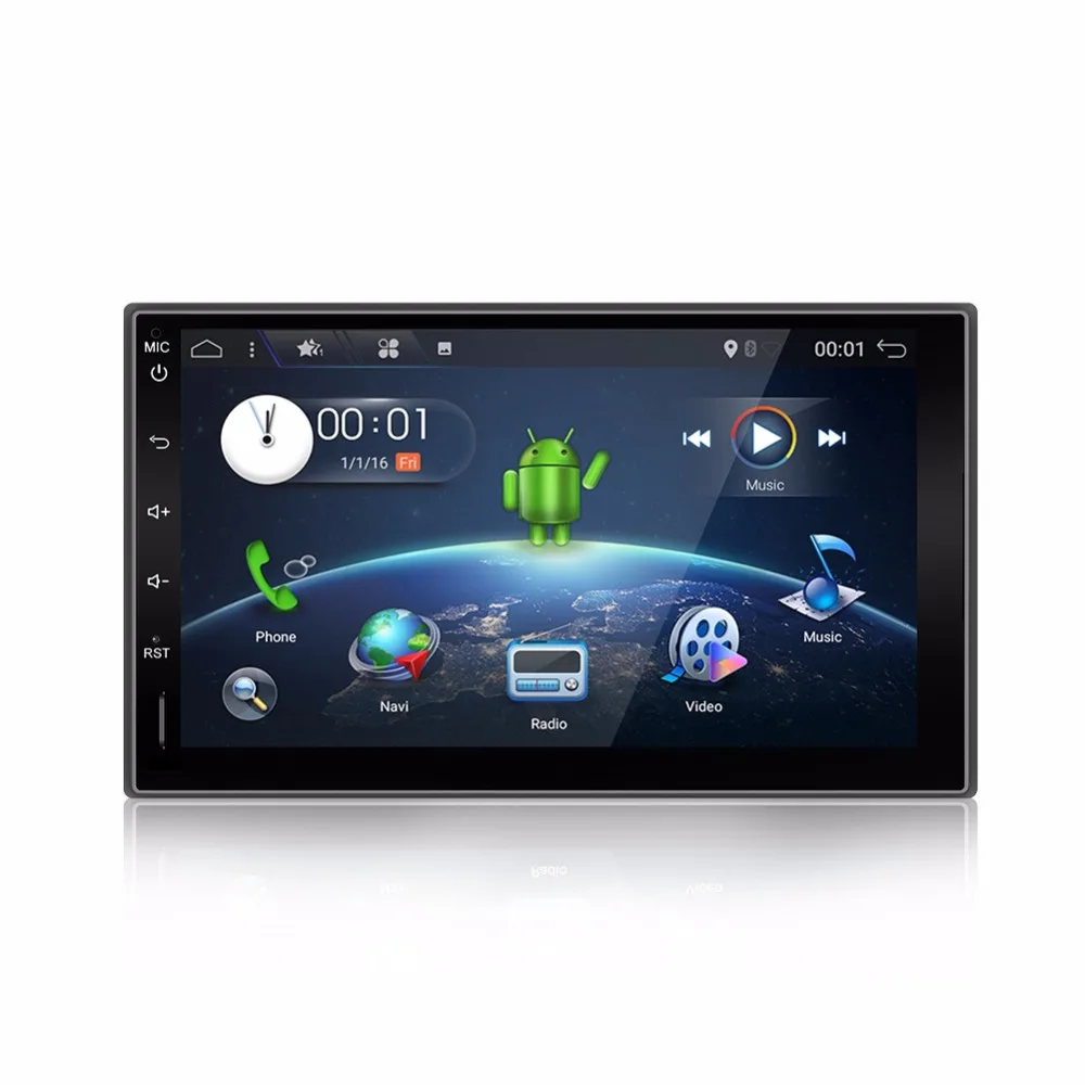 Best Quad Core Android 7.1 din Car Non DVD Player GPS PC For Toyota Tiida Qashqai Sunny X-Trail Paladin Frontier Patrol Versa Livina 1