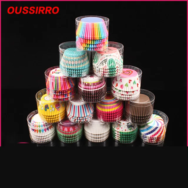 

100 PCS PVC Egg Cake Cup Chocolate Nougat Candy Tray Baking Tools bakeware