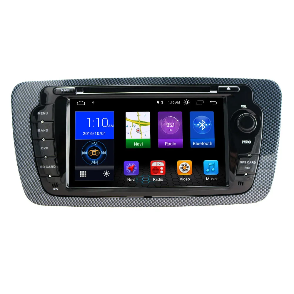 Top 7"Android 8.1 car stereo In dash car dvd player gps nav for Seat Ibiza double 2 din touch screen support max:256G memory card 0 Top 7"Android 8.1 car stereo In dash car dvd player gps nav for Seat Ibiza double 2 din touch screen support max:256G memory card 0