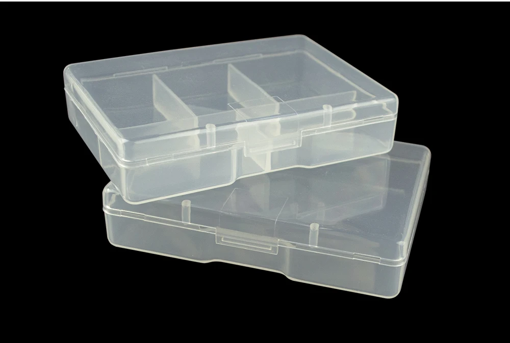 2шт 72*52*17 мм прозрачный ящик для рыболовных снастей для рыбных приманок переносной чехол для хранения пластиковых рыболовных коробок аксессуары Pesca