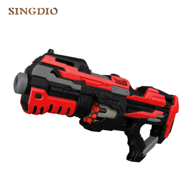 

Electric burst soft bullet gun boy girl boxed red fire outdoor shooting plastic toy gun