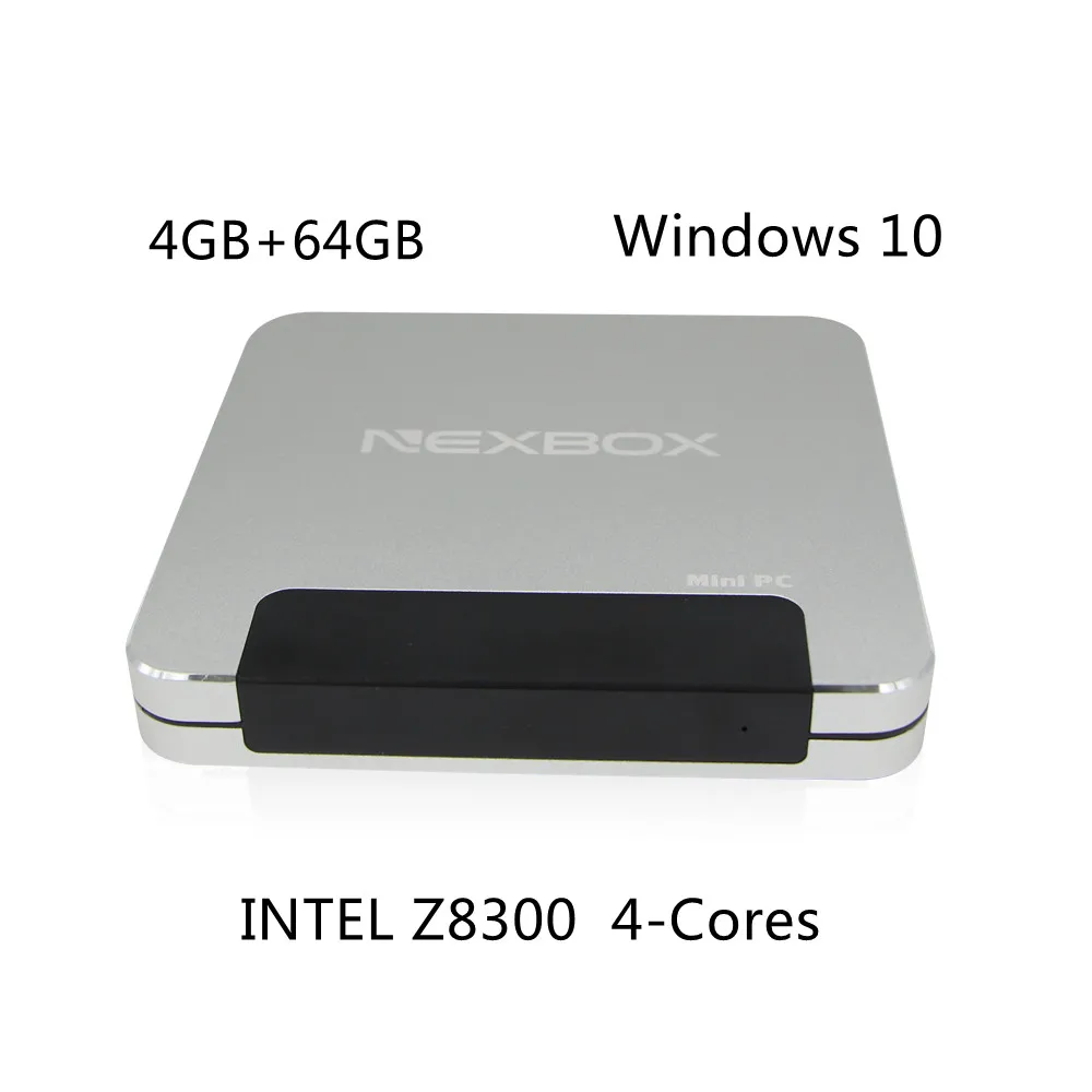 Lowest Price New Arrival 5pcs Nexbox T9 TV Box Windows 10 OS Intel Z8300 Mini PC 4-Core 4G/64G Smart Computer HDMI TV Box with Wifi Bluetooth Lowest Price New Arrival 5pcs Nexbox T9 TV Box Windows 10 OS Intel Z8300 Mini PC 4-Core 4G/64G Smart Computer HDMI TV Box with Wifi Bluetooth