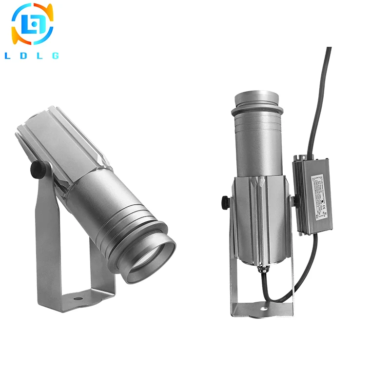 

2019 Rotary Gobo Projector Shop Advertising Display 20W Waterproof Portable Projection Light 10m Distance Custom Gobo Hot