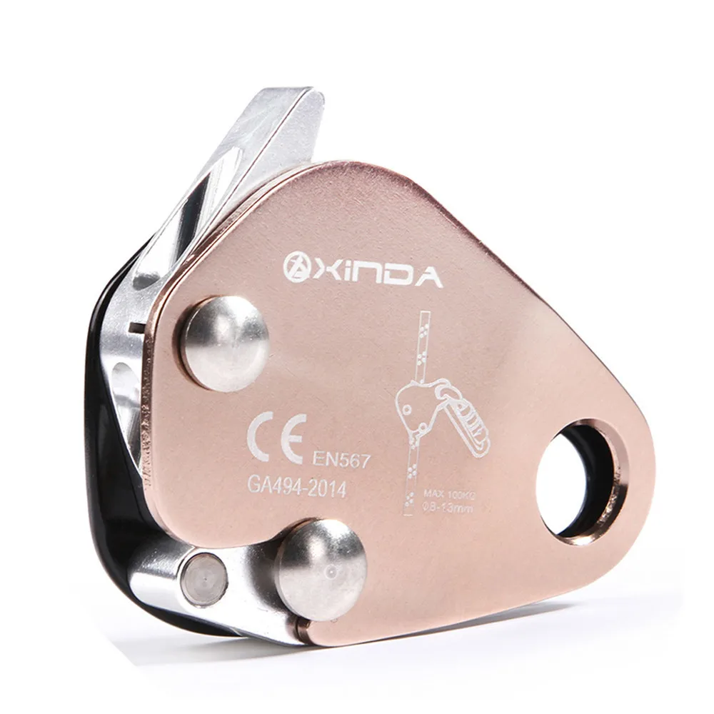 

Professional Outdoor Rock climbing Mountaining Self-Locking Auto locking karabiners Anti Fall Protective Grasp Rope Gear