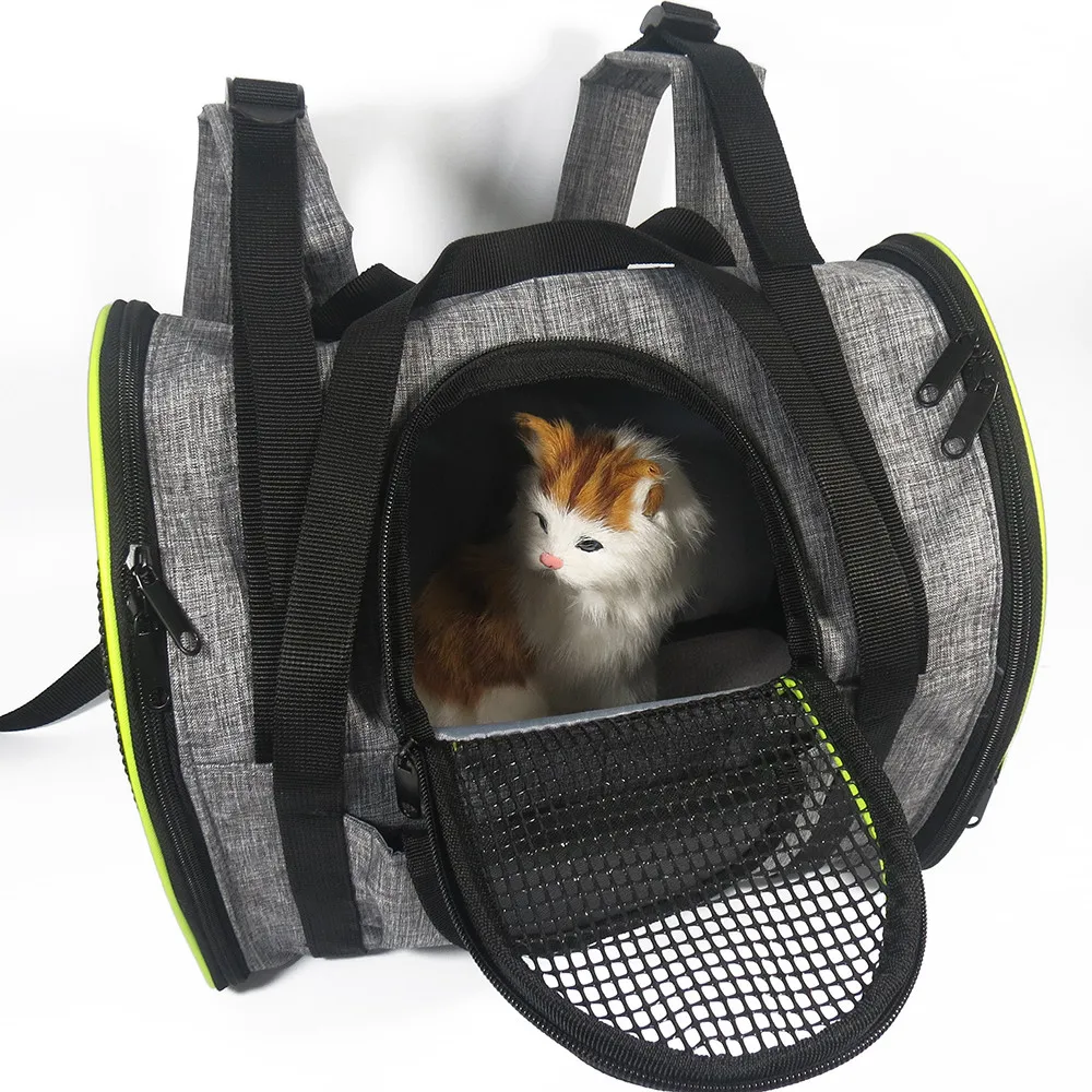 

Transer Mochila De Transporte Expandable Pet Dog Bag Carriage For Cat Tote Luggage Shoulder Car Travel Bag Backpack 19June11 P30