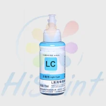 Hisaint светильник Cyan Refill набор чернил 70 мл чернильный экран для печати чернил для Epson L800 L801 картридж для печати No. T6731/2/3/4/5/6