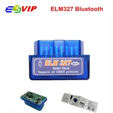 Мини ELM327 Bluetooth 2,0 интерфейс V2.1 OBD2 OBD 2 автоматический диагностический инструмент ELM 327 работает на Android Torque/PC v 2,1 адаптер BT