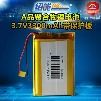 

For 3pcs 3.7v 3300mah li-polymer 114363 environmental data acquisition tester power class li po ion lipo rechargeable batteries