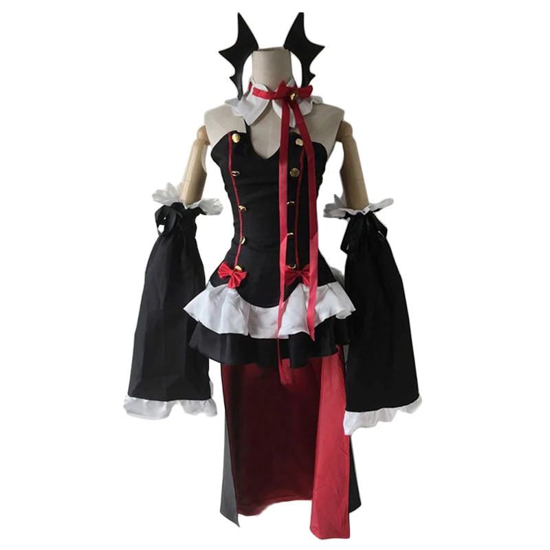 Аниме Серафим конца Krul Tepes ПОЛНЫЙ КОМПЛЕКТ Хэллоуин платье Косплей Костюм Owari no