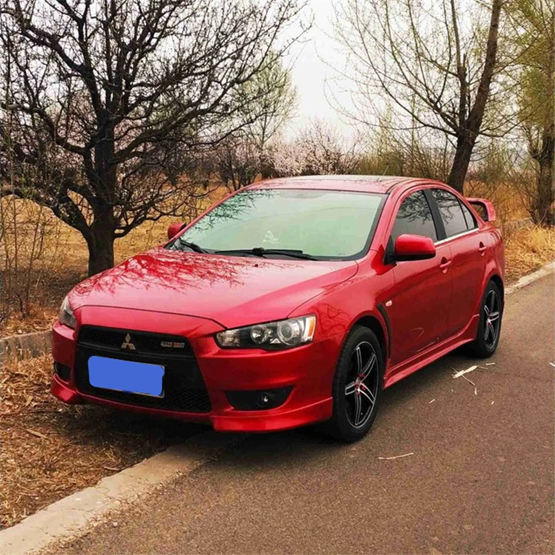 Используется для mitsubishi lancer-ex бампер губы передние и задние 2009 10 11 12 лет PP пластиковый комплект кузова спойлер переоборудование аксессуары