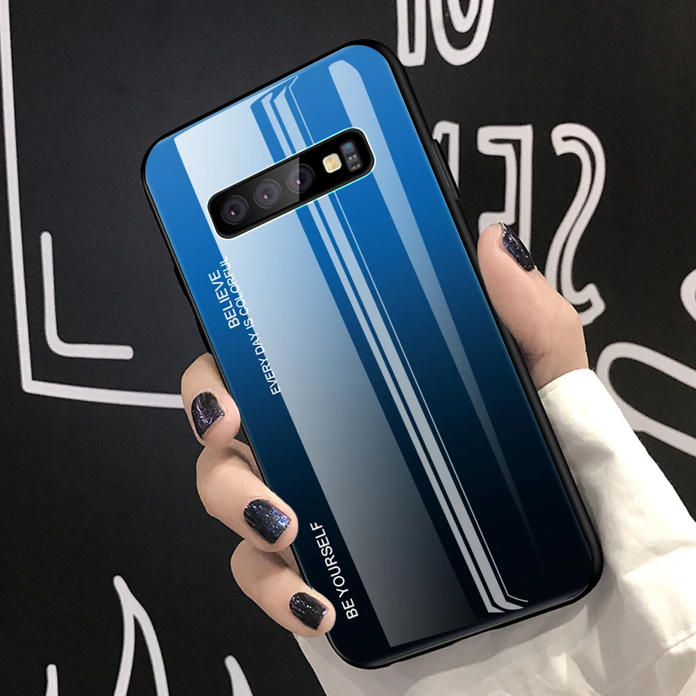 Закаленное Стекло чехол для samsung Galaxy A6 A7 A8 J4 J6 A30 A50 A20 A10 S10 S10E S8 S9 Plus Note 9 8 M10 M20 полный чехол s крышка