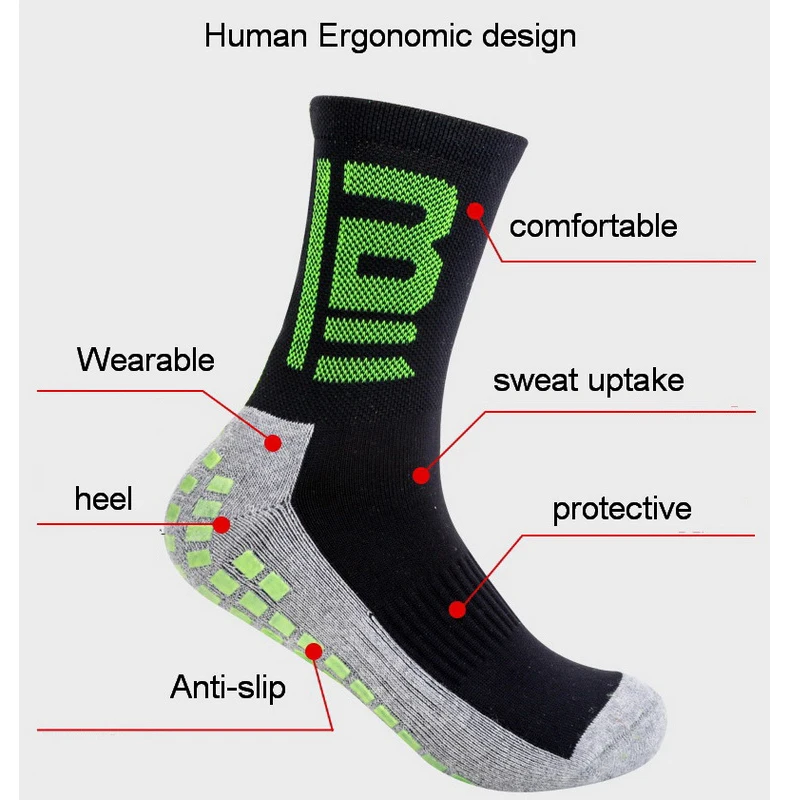 

R-BAO New Adult Terry Sole Soccer Socks High-quality Non-slip Football Short Socks Thicken Deodorant Antibacterial Sports Socks