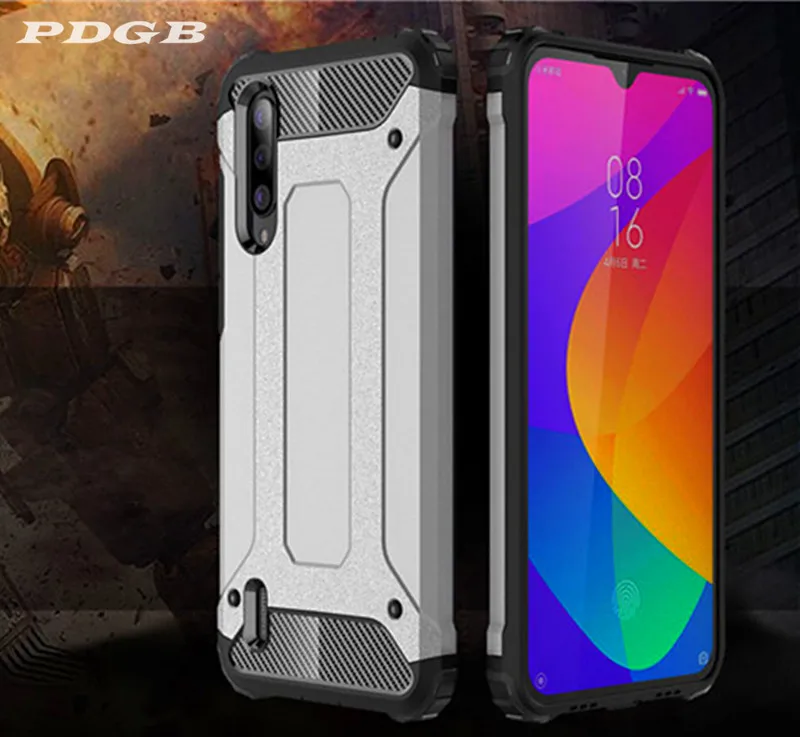 PDGB Жесткий Чехол для Xiaomi mi 9 SE A3 Lite Red mi 6A 7A Note 6 7 8 Pro Global Armor защитный силиконовый чехол Гибридный чехол