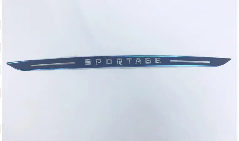 Изготавливается из высококачественной нержавеющей стали заднего тормоза светильник Декоративные наклейки для Kia Sportag sportagr авто-Стайлинг автомобиля, покрытой качественным чехлом - Цвет: Синий