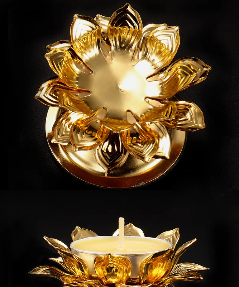 butter lamp candle holder alloy buddha supply8