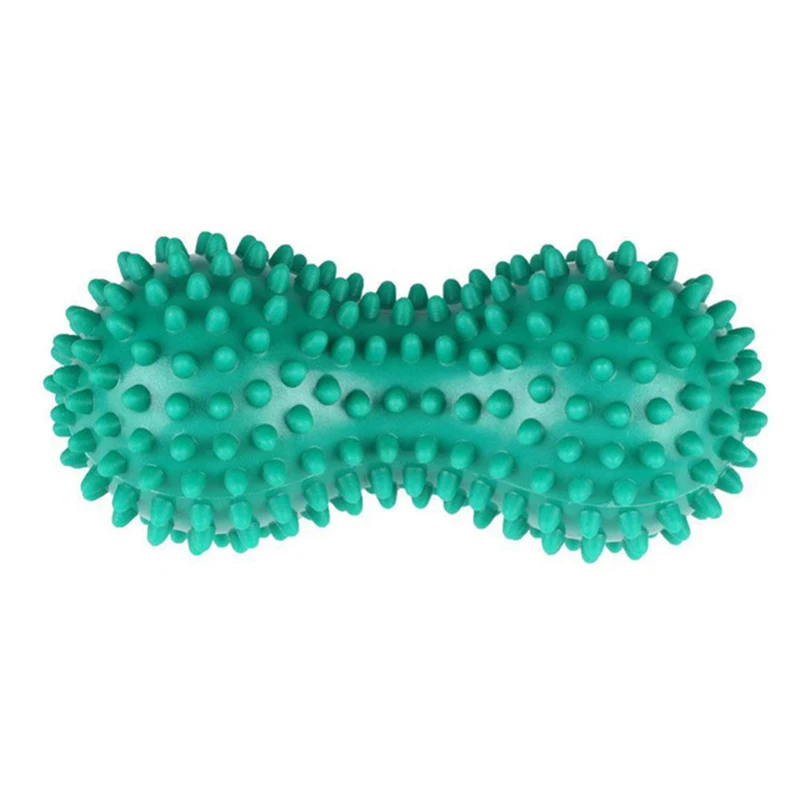 Peanut Spiky Massage Ball Double Lacrosse Fitness Balls Body Building Hand Triggerpoint Massage Balls Yoga Relaxing Reflexology Therapy (11)