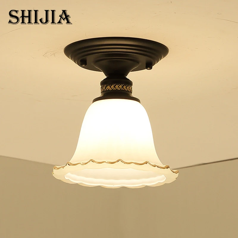 

Led aisle light corridor lighting single head porch balcony ceiling lamp simple modern bedroom study foyer lighting