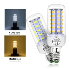 CanLing Bombilla LED E14 220V lámpara ampolla Bombilla Led tipo vela E27 lámpara de maíz 5730 SMD 24 36 48 56 69 72leds Bombilla GU10 Lampada