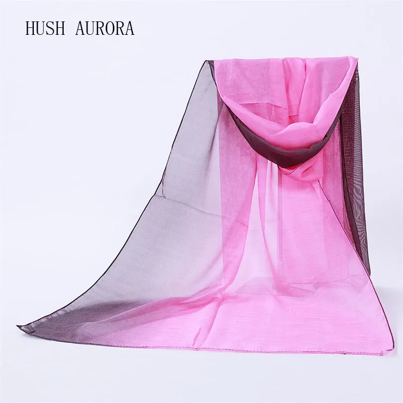 

Hot Sale Fashion Summer silk Scarf shawl Cape Polyester Chiffon Silk Scarves Wraps For Women