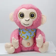 Креативный мимикрический питомец говорящая обезьяна повторяет то, что вы говорите электронная плюшевая игрушка милый Kawaii мягкий сон подарок на день рождения