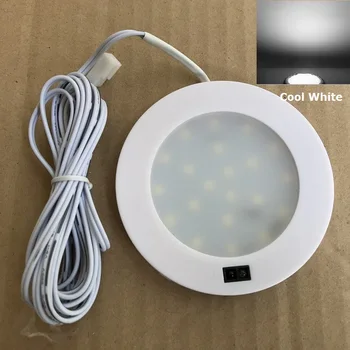 

12V DC 3w LED Cabinet Lights Apartment Dome Lamps RV Caravan 5th Wheel Boat/Yacht Motorhome Cool/Warm/Pure White Sensor Switch