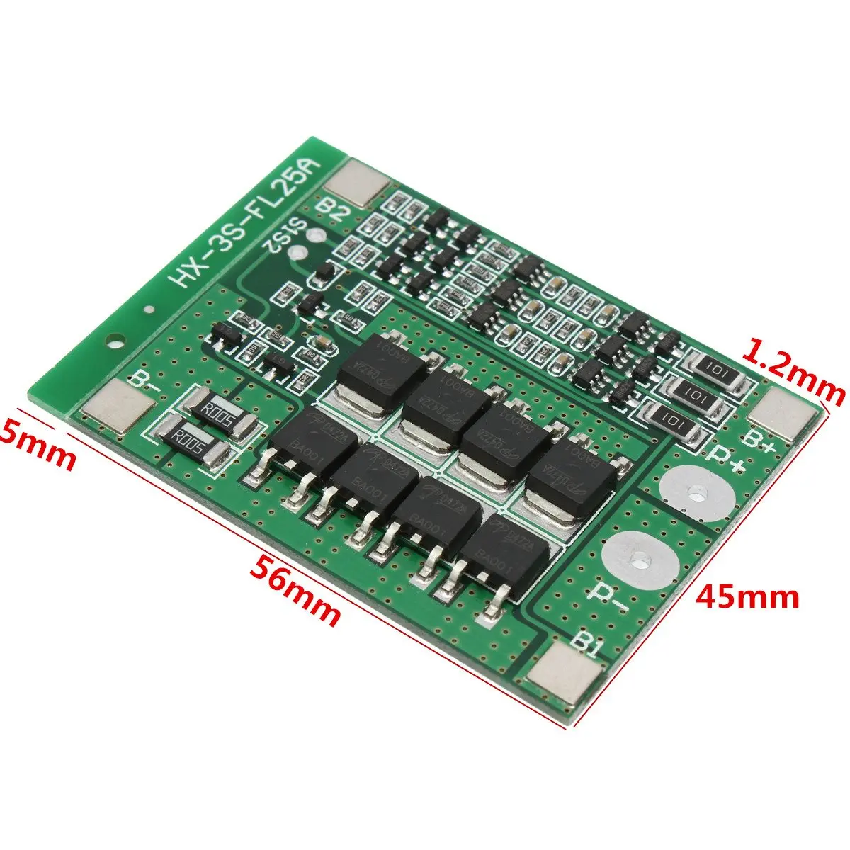 3S 25A литий-ионный аккумулятор 18650 BMS PCM плата защиты батареи bms pcm с балансом для литий-ионного аккумулятора lipo модуль