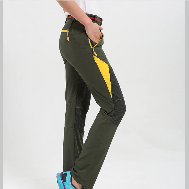 Primavera Verano marca mujeres al aire libre Pantalones de senderismo de secado rápido respirable protección UV Pantalones para acampar turismo trekking deporte