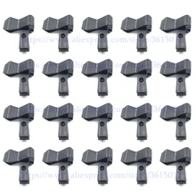 20 шт. черный держатель зажим подставки Универсальный микрофон Clipfor Shure Универсальный ручной микрофон Микрофон универсальный зажим