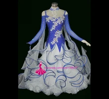 New Competition Ballroom Dance Dress High Quality Waltz Tango Dancing Costume Custom Made Women Ballroom Dresses
