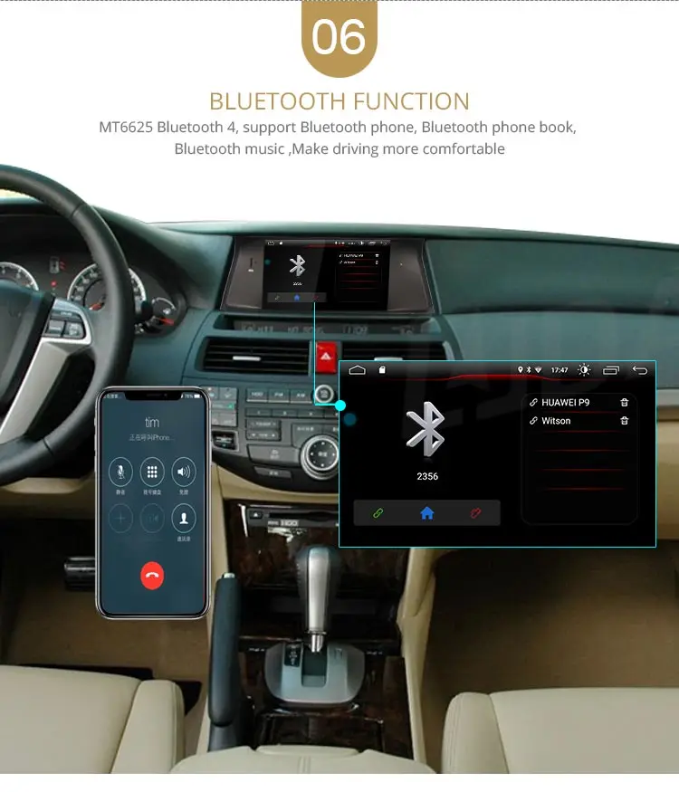 Excellent LJDA 1 Din Android 9.1 Car Radio For Honda Accord 2008-2015 WIFI Car Multimedia Player Stereo GPS Navigation DVD IPS Auto Audio 8