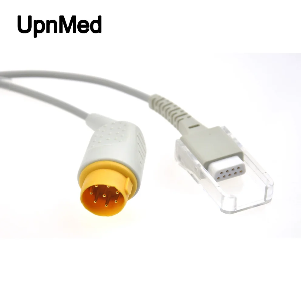 

Compatible MEK MP1000 Spo2 adapter cable/spo2 cable,round 8pin to DB9pin