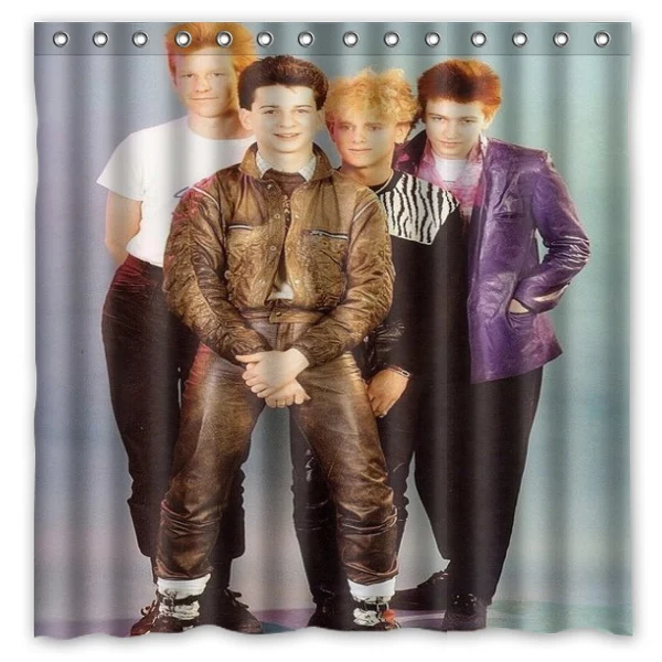 

Free Shipping!Customize Depeche Mode Band Background Printed Waterproof Polyester Shower Curtain&Bath Curtain(Size 180X180CM)