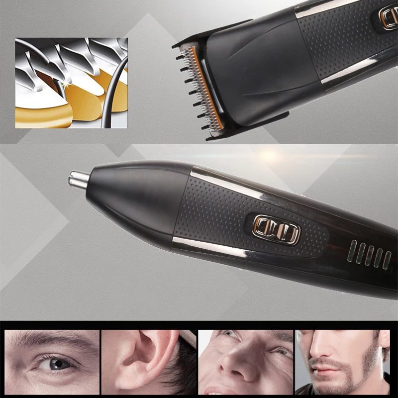 Мужская электробритва SONAX PRO 3 в 1 перезаряжаемая бритва для бритья бороды