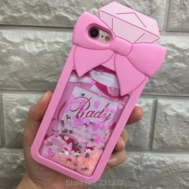 C ku флакон для духов с зыбучим песком блестящий мягкий силиконовый гелевый Чехол