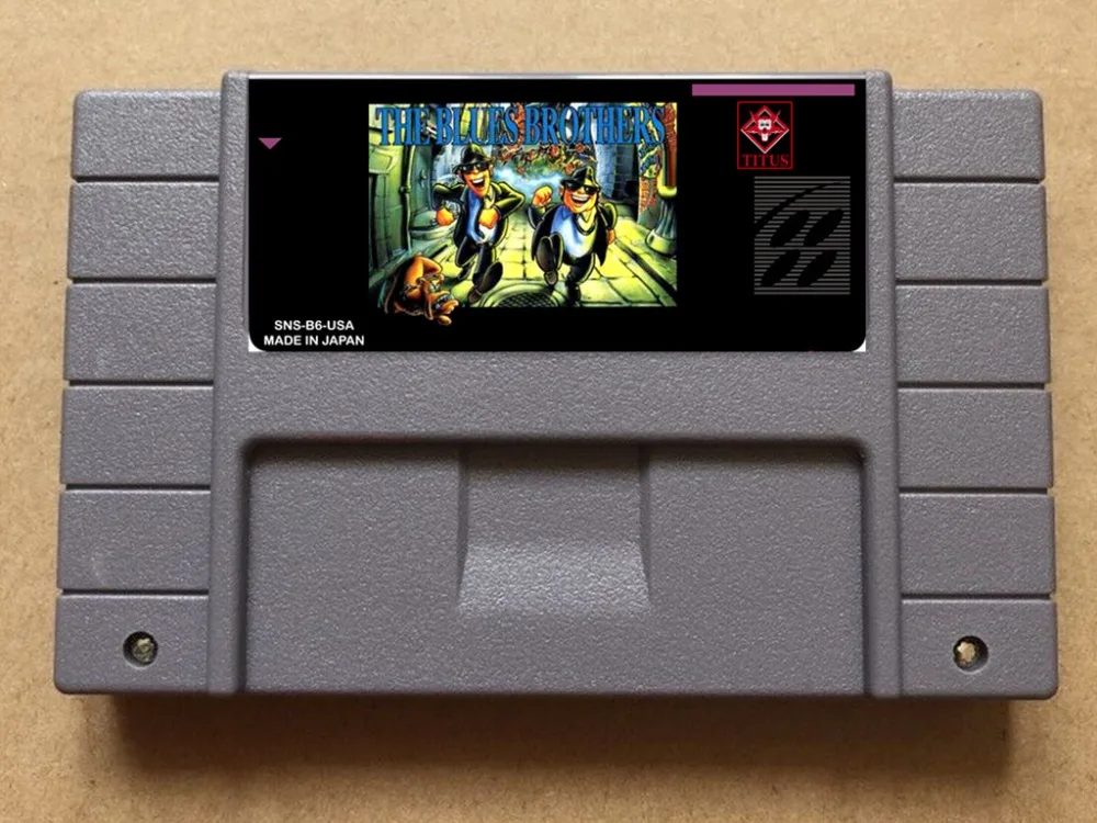 

BLUE BROTHERS USA -NTSC version 16 bit 46 pins video games !
