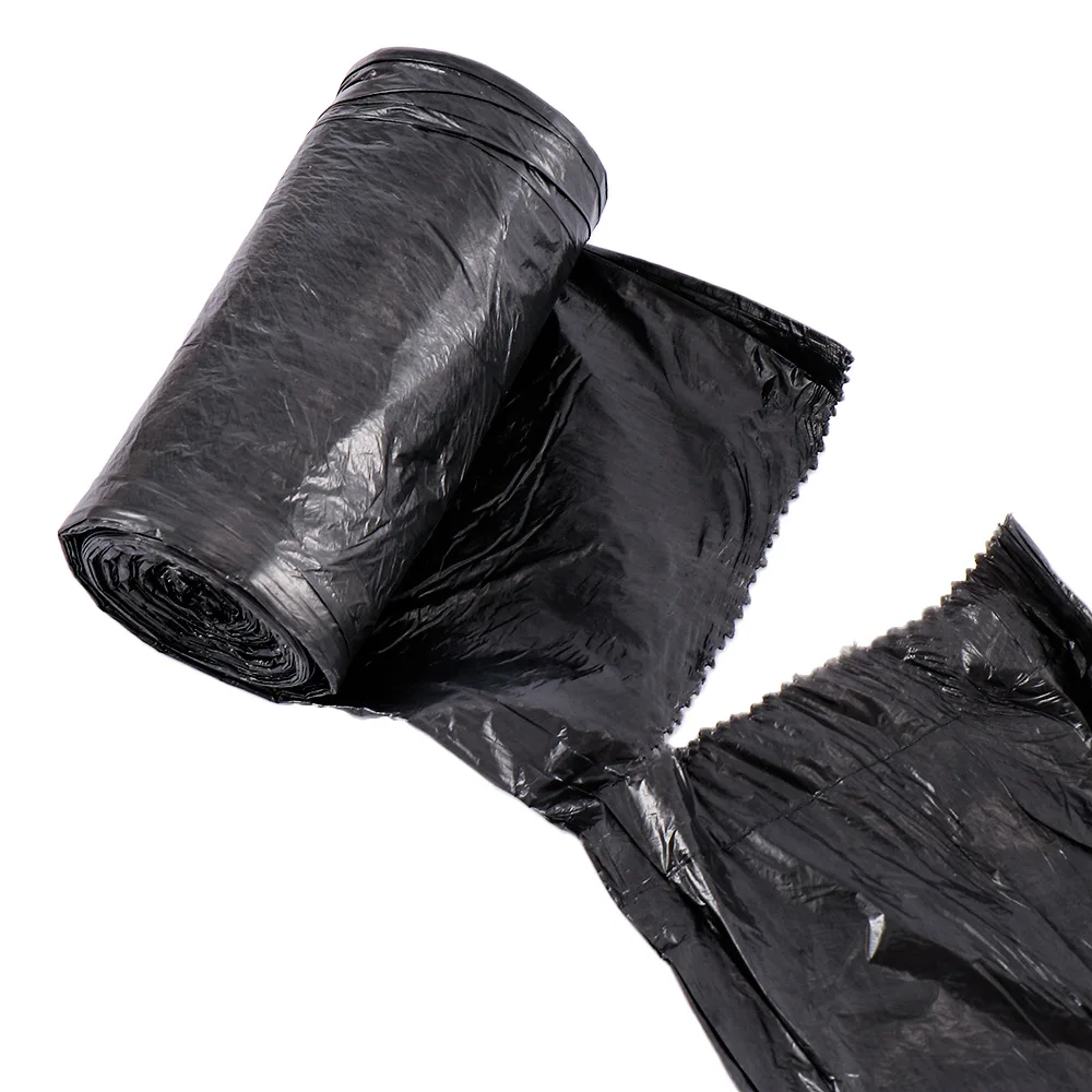 Flat Points Off Rubbish Trash Bags For Kitchen Can Thickening Disposable Garbage Trash Bags Home Office Use Dustbin Bag