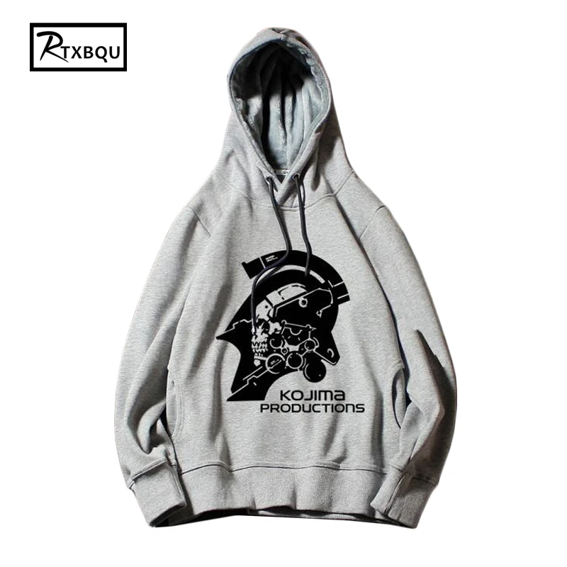 

New Winter Jackets Metal Gear Solid hoodie game Hooded Thick Pullovers Men Sweatshirts long sleeve coat