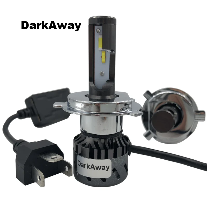 

DarkAway H1 H3 9005 HB3 9006 HB4 H8 H9 H11 880 H27 H7 H4 LED Bulb 6000K 3000K 4300K Car Headlight 3 Colors Mini LED Lights Lamp