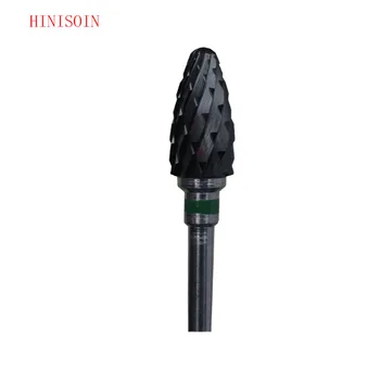 

Bullet Shape - Black Zirconia Ceramic Dental Lab Burs - Cross cut ISO 272 (XC) 10301.060