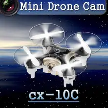 Mini Drone with Camera Cheerson CX-10C Small Drone 2.4G 4CH 6 Axis RC Quadcopter with Camera Best Gift for KIds VS cx-10 FSWB