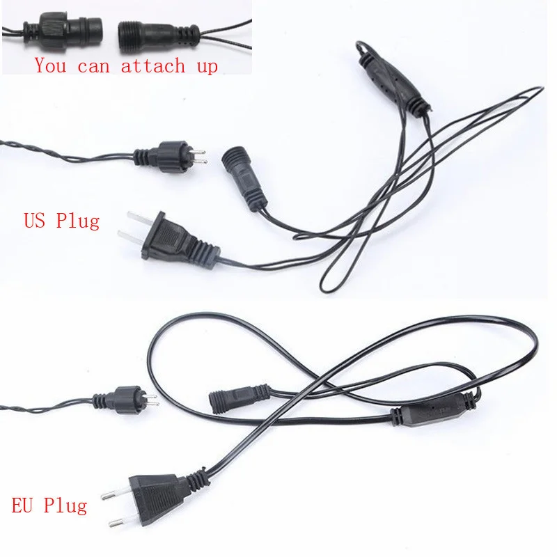 AC110V 220 V 6 M 20Led свет шнура G50 большая лампа глобус открытый decoartive праздничное светодиодное освещение вилка Европа/США, Рождественская елка