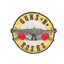 Новое поступление, музыка «GUNS N' ROSES», рок-группа, пришивная, аппликация с вышивкой, подходит для всех видов одежды