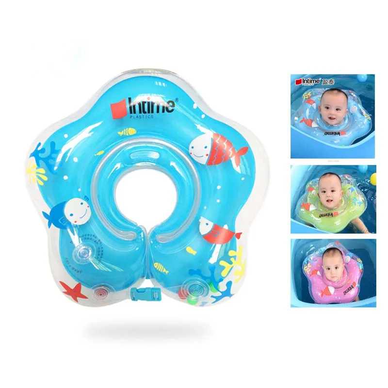 

Baby swimming pool and accessories Swimming neck ring Inflatable Anti-backward Double balloon neck ring Thickening Adjustment