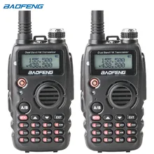 1 пара Baofeng UV-A52 Двухдиапазонная рация с двойным дисплеем VHF: 136-174 МГц и UHF: 400-520 МГц и FM(только прием) приемопередатчик