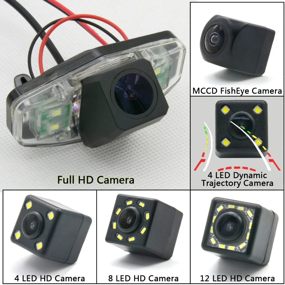 

Full HD 1280*720 Car Backup Rear View Camera 5" Parking Monitor Wireless For Honda Accord Odyssey City Ciimo Crider Acura TSX