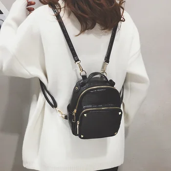 

Bags for women mini shoulder summer new Korean fashion personality mirror small backpack wild multi