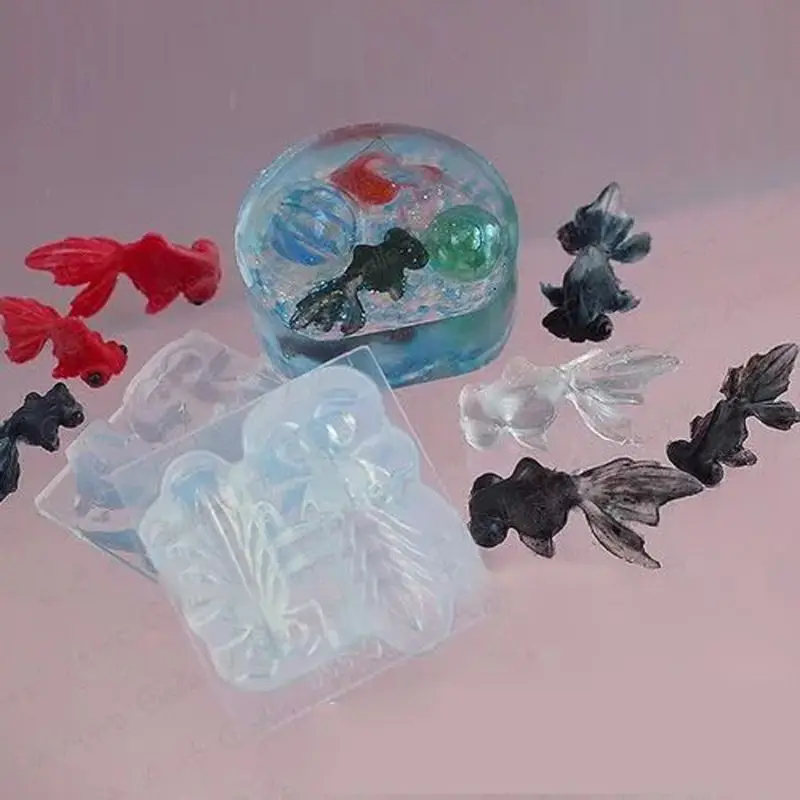 3D яркие золотые рыбки искусственный полимерный корпус инструменты для