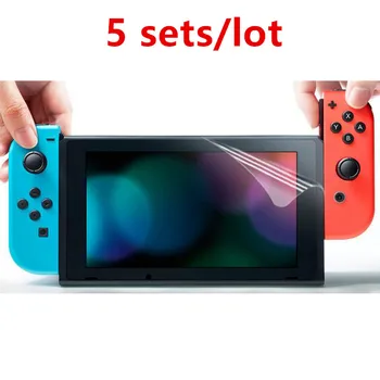 

5 sets Screen Protector for Nintend Switch NS Console Anti-Scratch Anti-Fingerprint Protective Screen Film for Nintendo Switch