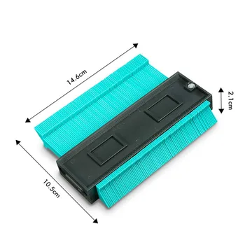 

Contour Gauge Irregular Profile Measurement Ruler Contour Measuring Tools LB88