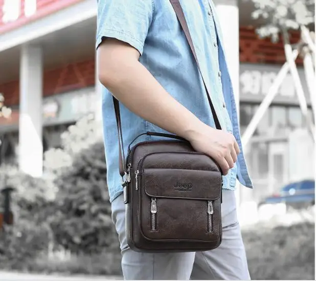 New Men's Bag Fashion Europe And America Business Men's Shoulder Bag Messenger Bag Computer Briefcase